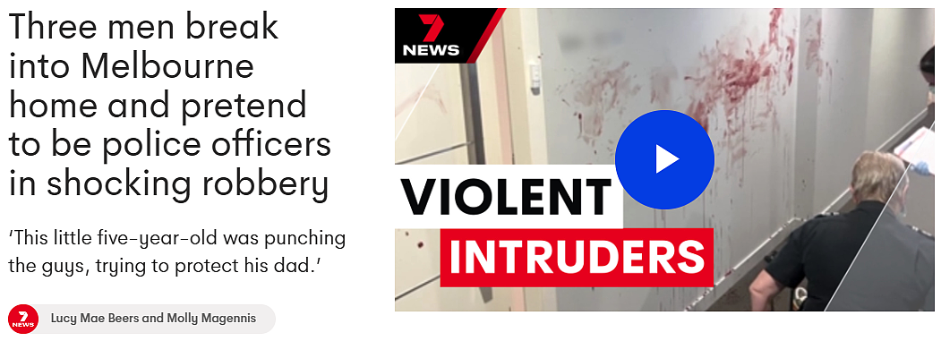 澳洲警方紧急提醒！悉尼等多地发生！澳洲家庭“浴血奋战”，5岁男孩也加入战斗…（组图） - 3