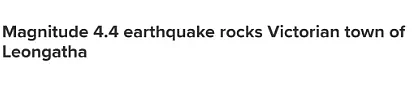 澳洲突发地震！上百人有震感，“房子在移动”，专家：属于“大地震”！地震频发，房子疯狂摇晃！2000人有震感（组图） - 22
