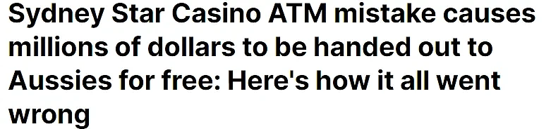 炸裂！ATM机狂吐现金，13天“送”出300多万！为搏眼球，澳小哥跪舔马桶，视频疯传...（组图） - 3