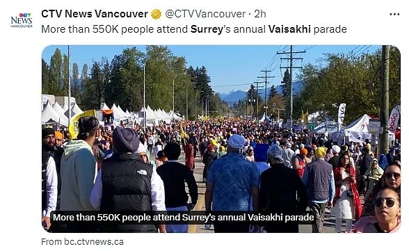惊爆！超55万人挤爆加拿大街头！大规模游行人满为患！大批华人来“凑热闹”（组图） - 1