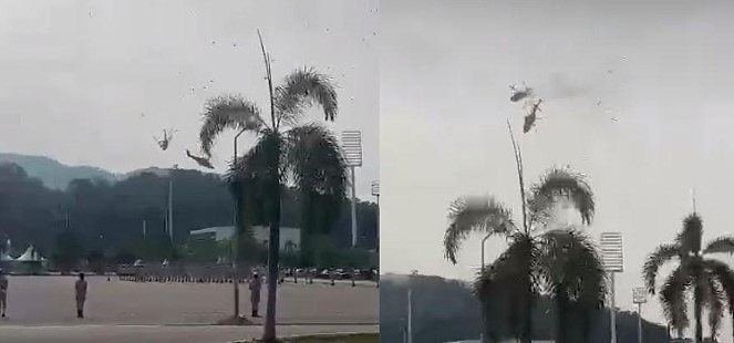 马来西亚2直升机相撞，现场影片定格恐怖一刻！海军证实10人罹难（视频/组图） - 8