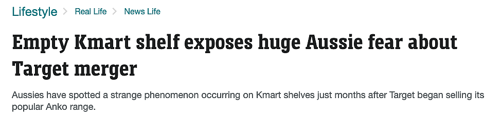 澳洲网友怒了！Kmart空空如也的货架背后，竟然是阴谋论……（组图） - 2