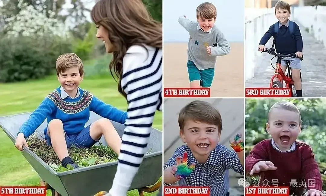 路易小王子6岁生日照姗姗来迟，凯特王妃亲自拍摄！媒体：别再关注他，不然就是第二个哈里（组图） - 6