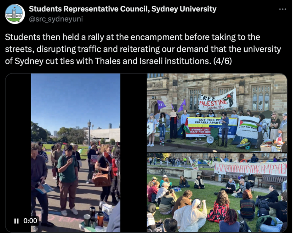 抗议以“种族灭绝”！美50校逾600学生被捕，示威蔓延澳洲、法国（视频/组图） - 1