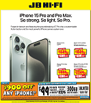 JB Hi-Fi 折扣 | iPhone 15 Pro Max 低至$1XXX，iPad 仅$4XX...（组图）