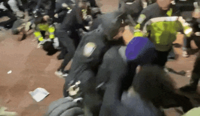 800多人被捕！反战示威席卷全美大学：警方用上了手铐、电击枪、催泪弹、橡皮子弹...（组图） - 8