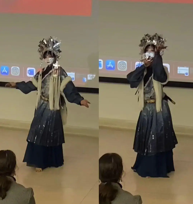太牛了！19岁中国留学生课堂上跳国风机械舞， 震撼外国教授！全网爆火（视频/组图） - 4