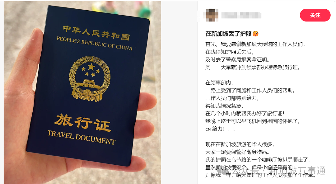 华人网友：我在新加坡弄丢护照，报警后发现进入“黑名单”、暂不能离境（组图） - 17