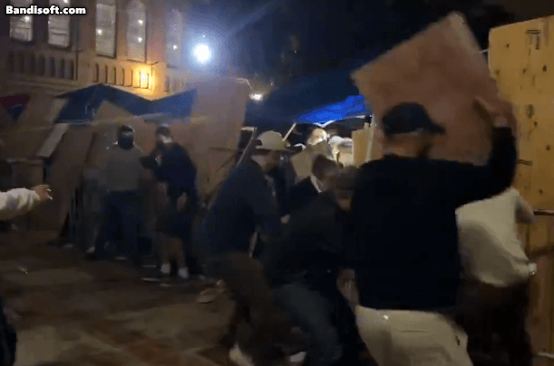 史无前例学生运动！UCLA夜间暴动，持械互殴！两小时后警方才介入（视频/组图） - 4