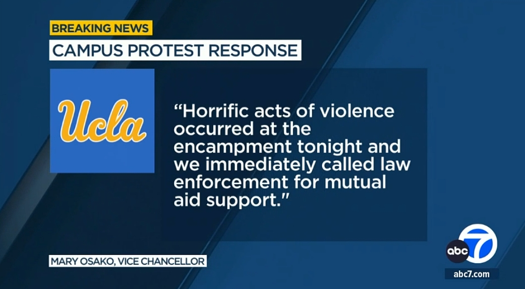 史无前例学生运动！UCLA夜间暴动，持械互殴！两小时后警方才介入（视频/组图） - 20