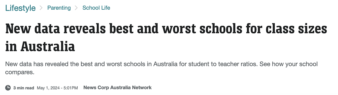 注意看！澳洲师生比例最差学校榜单公布，这些地区上榜，看看你家娃的学校在吗？（组图） - 4