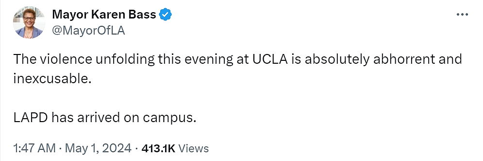 史无前例学生运动！UCLA夜间暴动，持械互殴！两小时后警方才介入（视频/组图） - 19