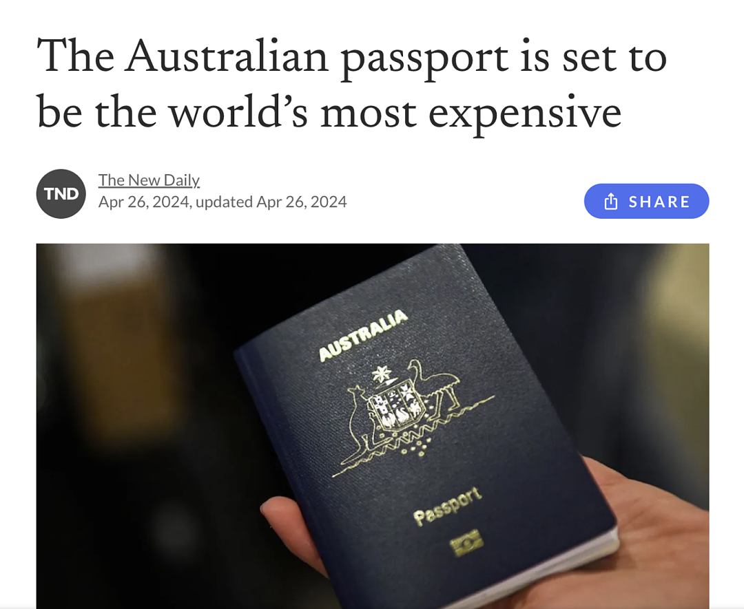 澳大利亚护照将成全球最贵，含金量超乎想象-可去30+国家养老，免签180+个国家，还有丰厚福利（组图） - 1