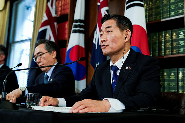韩国考虑加入澳英美AUKUS结盟第二支柱，新西兰仍迟疑（组图） - 1