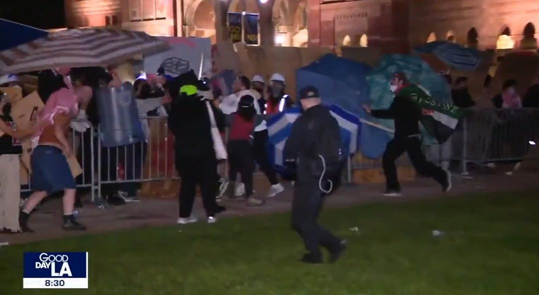 史无前例学生运动！UCLA夜间暴动，持械互殴！两小时后警方才介入（视频/组图） - 12