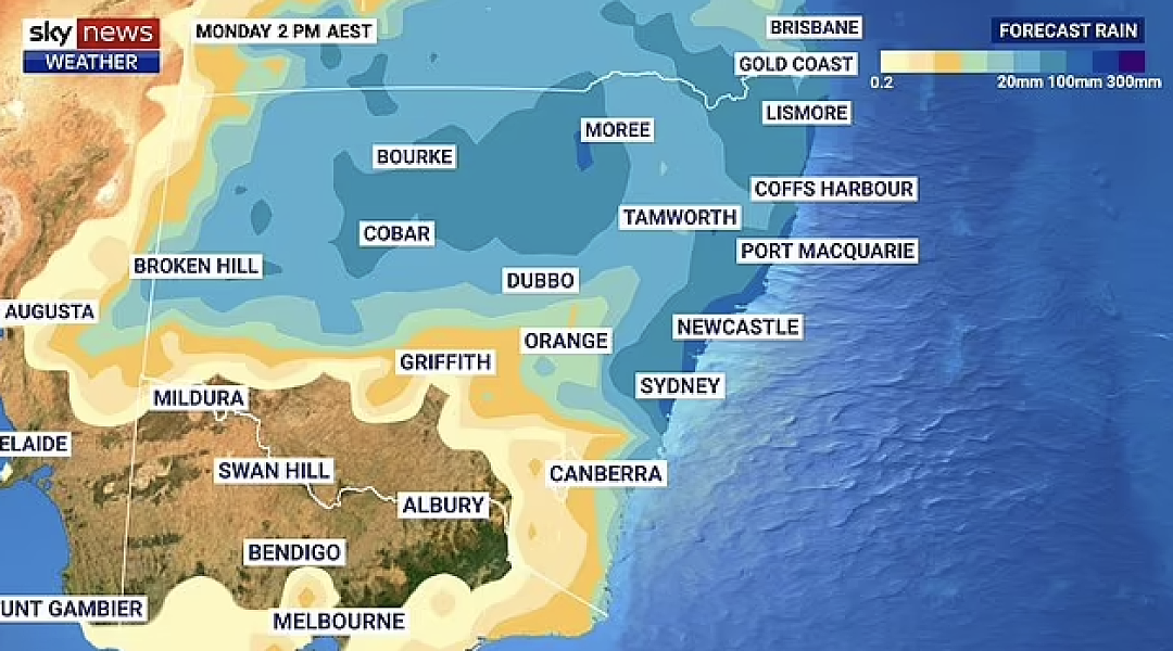 悉尼又湿了！新州将迎来“雨雨雨”模式，48小时降雨量超一个月…（组图） - 4
