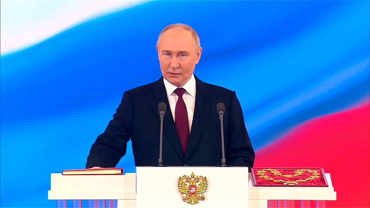 普京宣誓展开第5个俄罗斯总统任期，执政至2030年（图） - 1