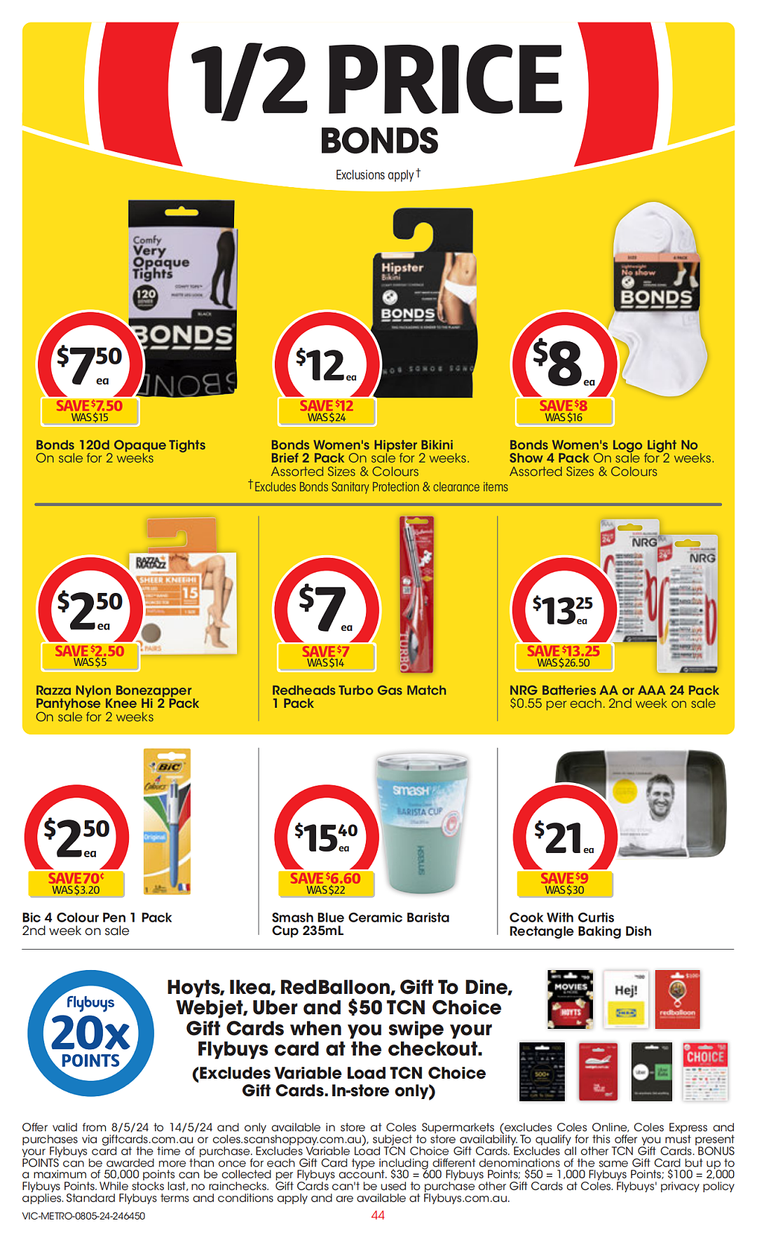 Coles 5月8日-5月14日打折，冻鸭57折，燕麦粥袋半价（组图） - 44