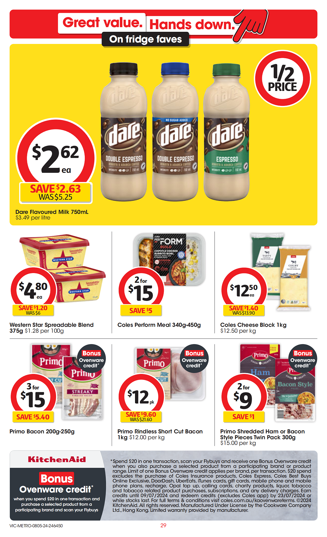 Coles 5月8日-5月14日打折，冻鸭57折，燕麦粥袋半价（组图） - 29