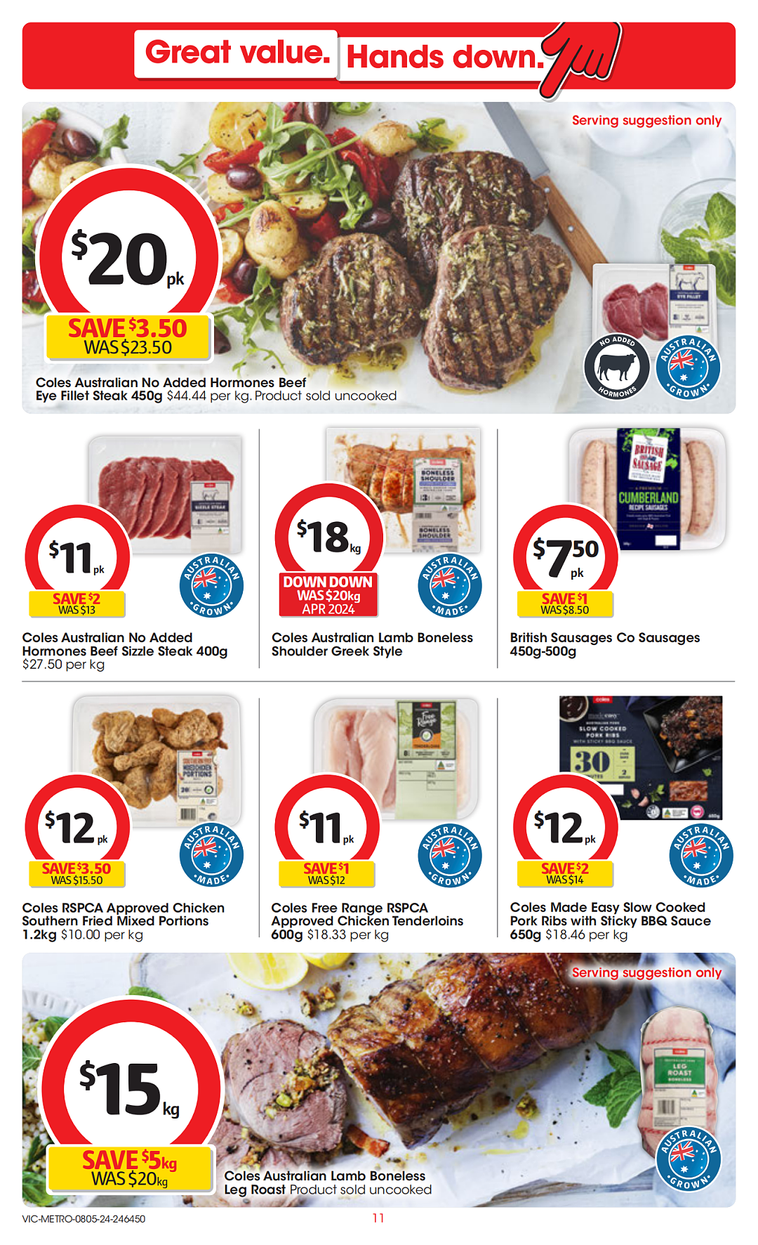 Coles 5月8日-5月14日打折，冻鸭57折，燕麦粥袋半价（组图） - 11