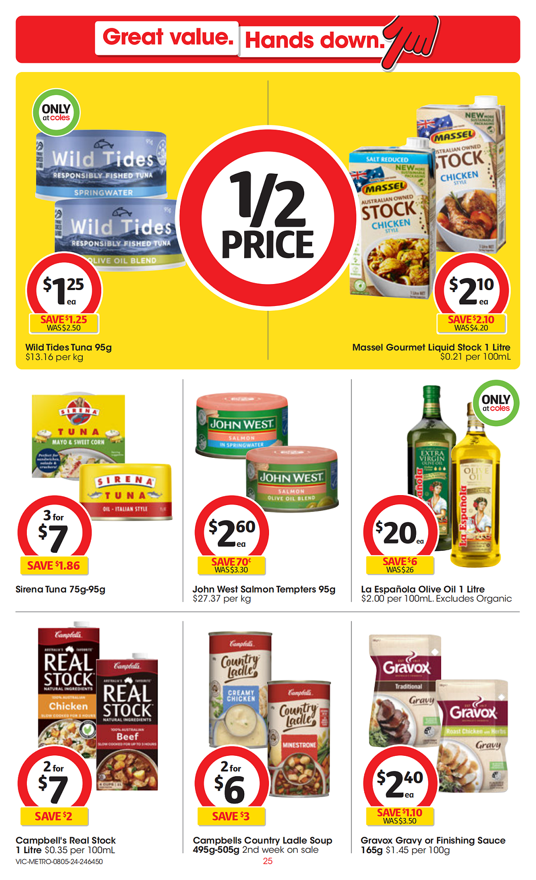 Coles 5月8日-5月14日打折，冻鸭57折，燕麦粥袋半价（组图） - 25