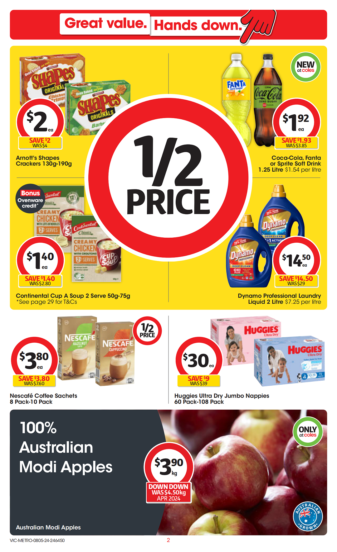 Coles 5月8日-5月14日打折，冻鸭57折，燕麦粥袋半价（组图） - 2