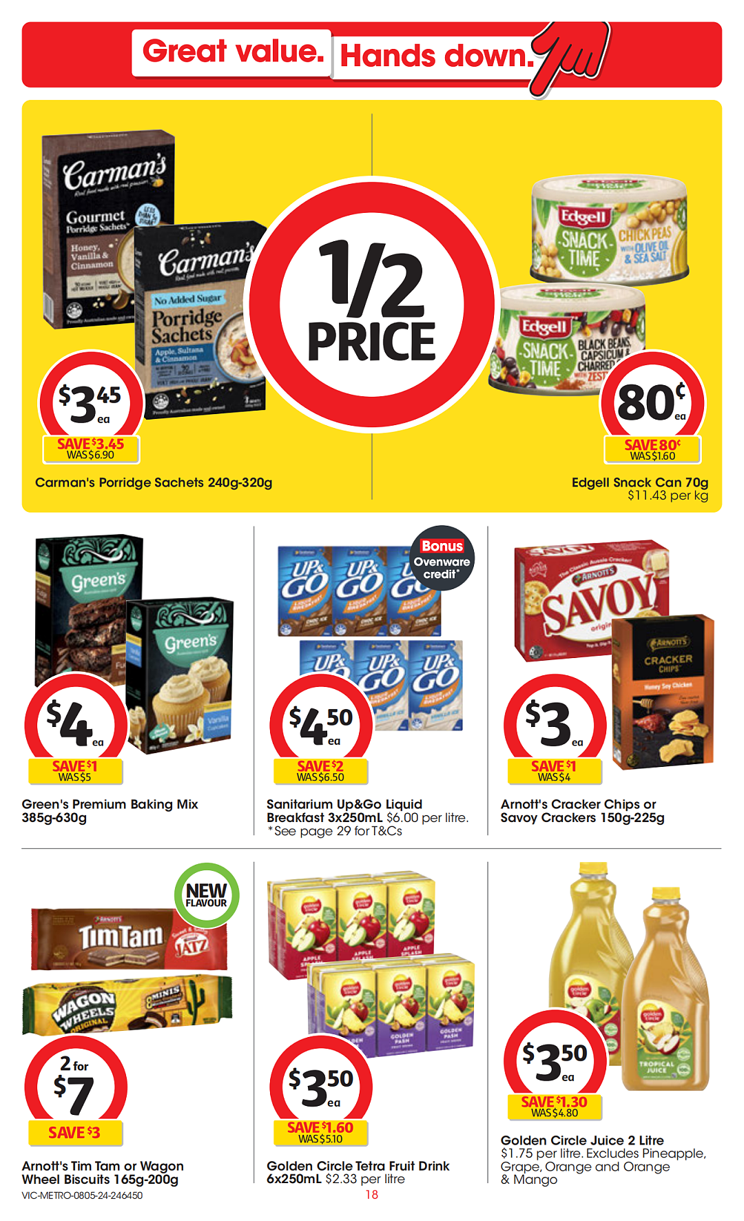 Coles 5月8日-5月14日打折，冻鸭57折，燕麦粥袋半价（组图） - 18