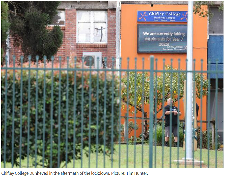 悉尼学校紧急封锁！学生持刀闯入校园，一名老师受伤（组图） - 11