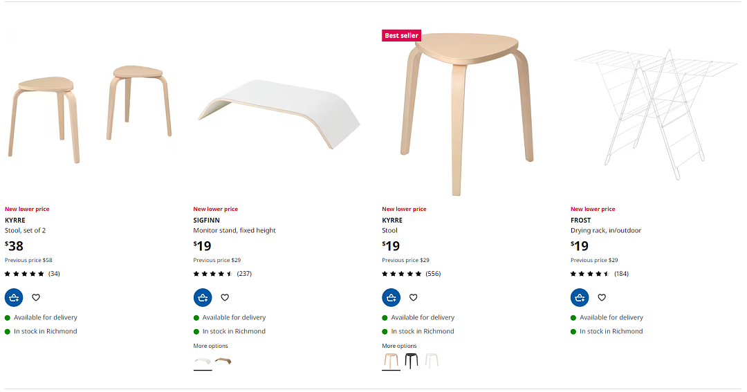 Ikea 折扣 | 百搭实用5层置物架仅$1XX收，办公学习用的旋转椅$4X（组图） - 9