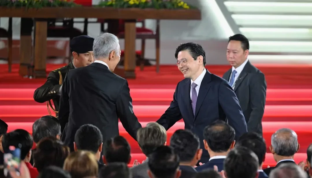 历史性的一刻！李显龙交棒黄循财，正式成为新加坡总理（组图） - 22