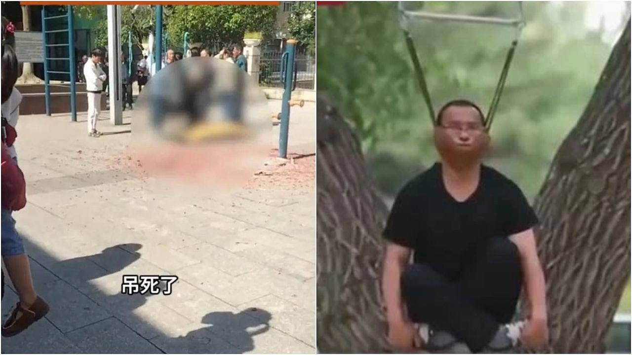 重庆男子“吊颈式”健身法想改善颈椎病，竟意外上吊身亡（组图） - 1