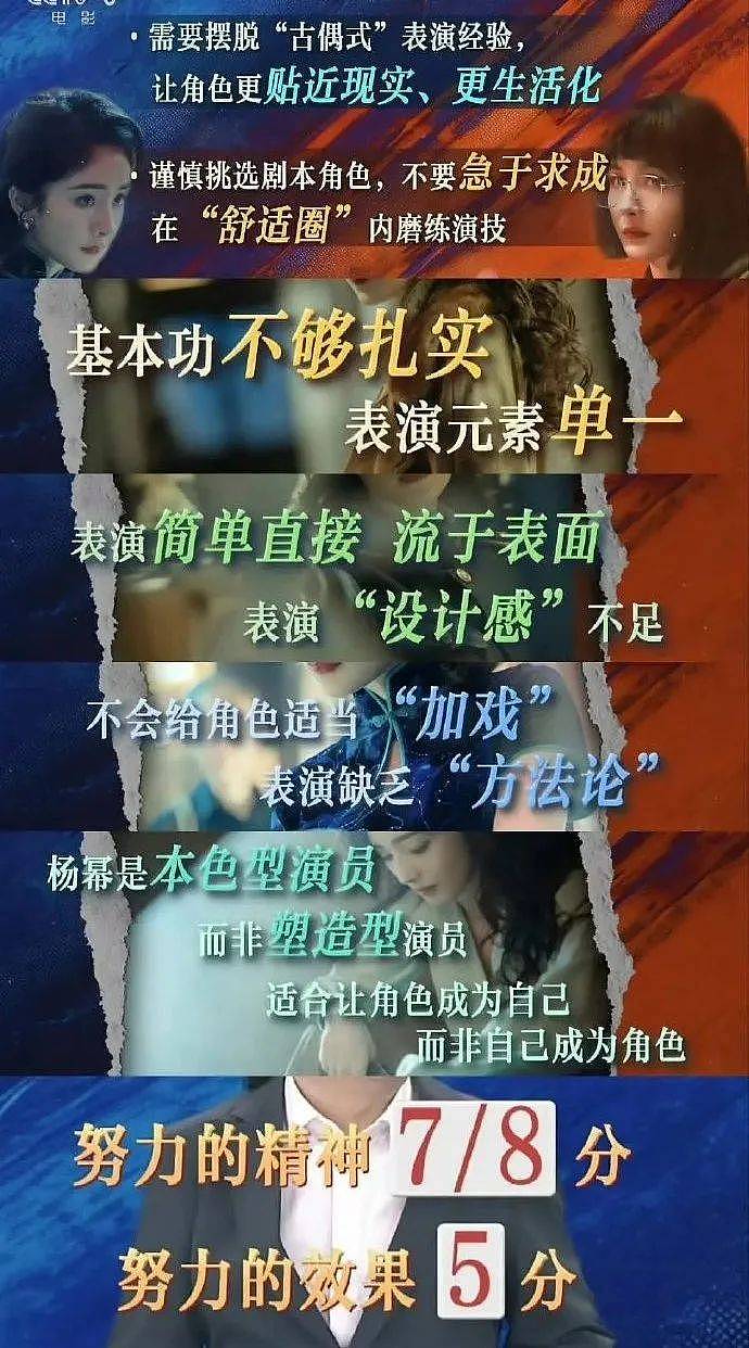 央视评价杨幂的一番话，撕开了娱乐圈“戏混子“的遮羞布（组图） - 3