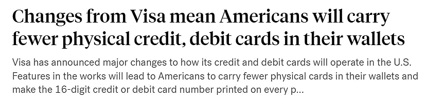 华人注意！重大变化，大通、美国银行卡将不再需要携带！你的钱包将很快“变薄”（组图） - 1
