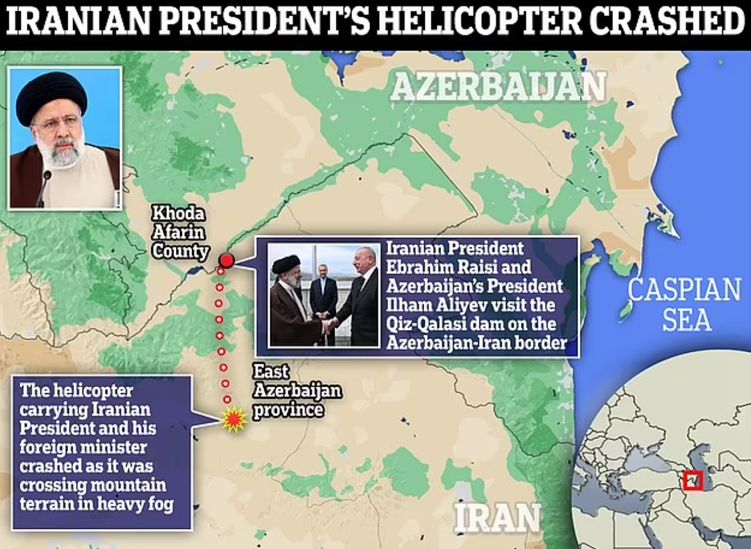 伊朗总统座机惊传坠毁！坠机前最后照片曝光，外长也在机上（组图） - 4