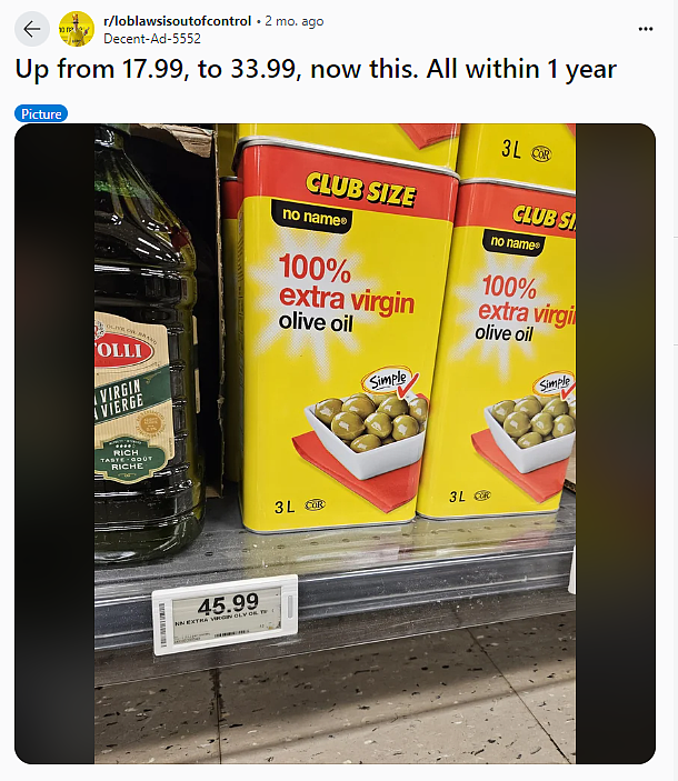 吃不起了！华人常买的食物价格飙升似“液体黄金”，超市上锁（组图） - 1