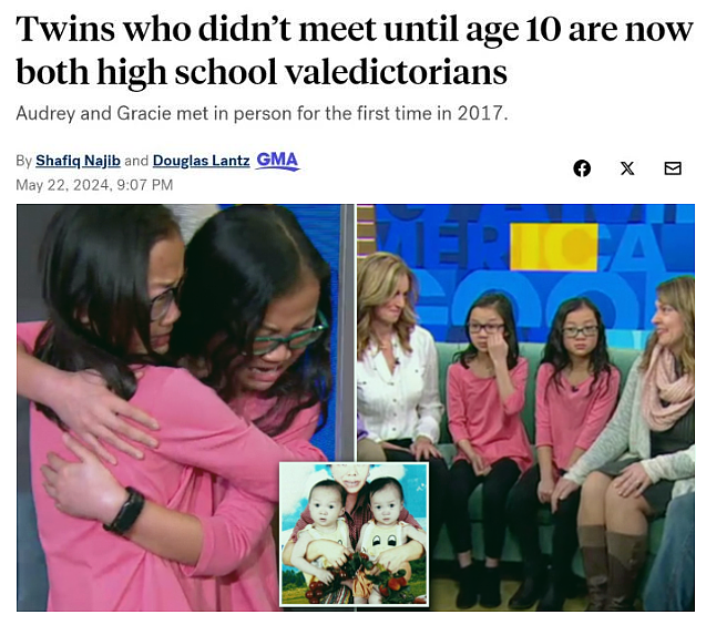 逆天改命！中国双胞胎先天心脏病，被两个西人家庭收养后，结局暖哭（组图） - 1