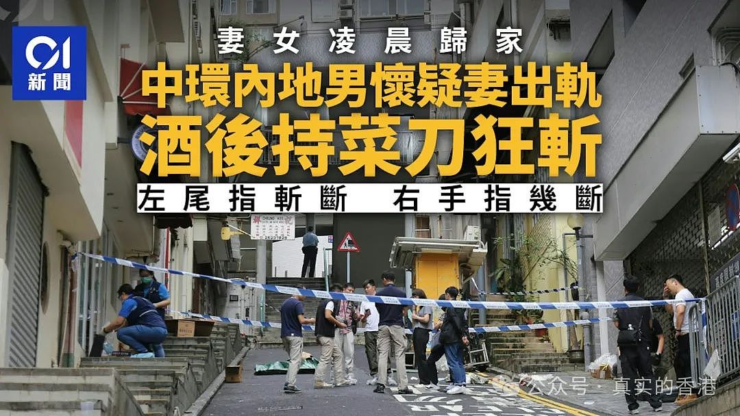 香港58岁躁夫挥刀斩妻女！53岁妻手残，12岁女受伤（组图） - 5