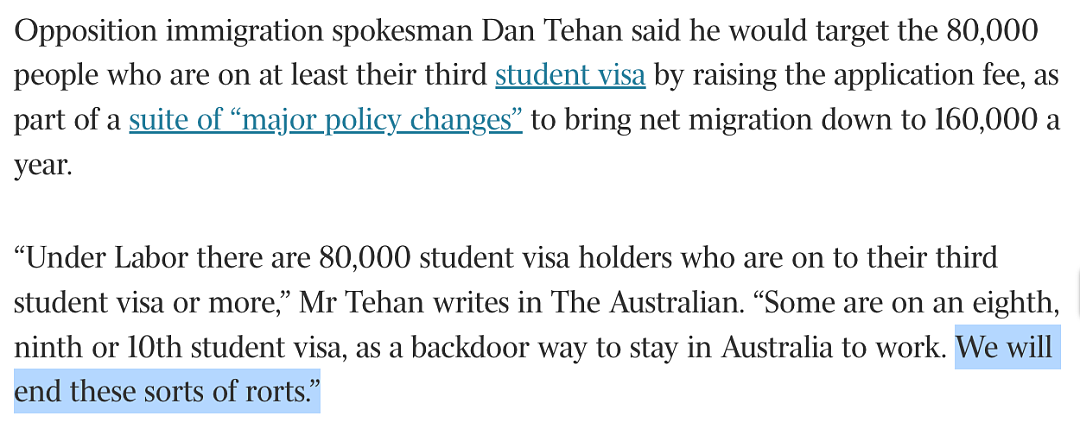 怒了！澳洲要取消大批学生签证，赶出澳洲！今天，还有一个禁令，和一个好消息（组图） - 6