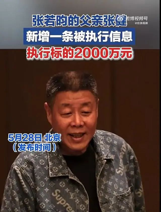 热搜第一！导演张健又被强执2000万，此前被儿子张若昀起诉，父子关系破裂（组图） - 1