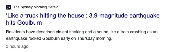 澳洲发生地震，整栋房子疯狂摇晃，“一声巨响，像爆炸”，多人有震感，小心余震！维州此前地震频发...（组图） - 1