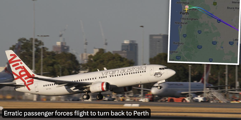 活久见系列！澳洲维珍航空惊现男子裸奔，狂砸驾驶舱门，迫使航班返航，大量乘客被迫改签航班（组图） - 7