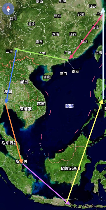 跨7000公里、花3000元、历时29天...中国小伙从上海一路公交勇闯新加坡（组图） - 4