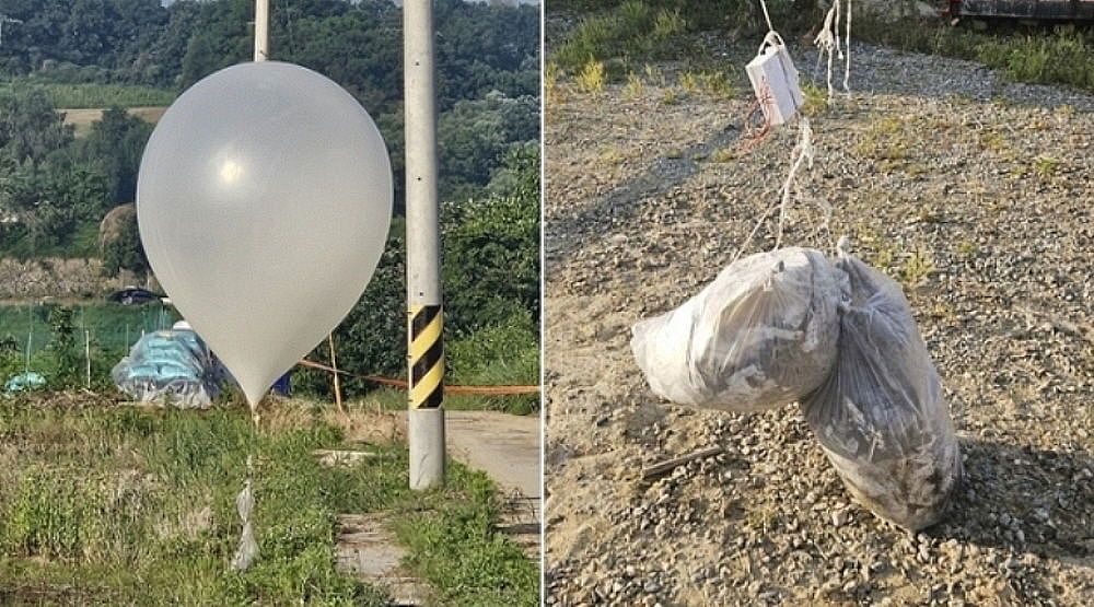 发现100颗空飘气球！北韩“装粪便”报复南韩，空袭警报吓醒民众（组图） - 4