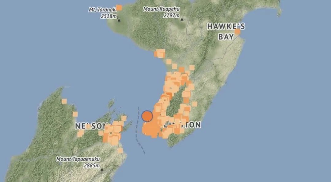 新西兰惠灵顿地区发生4.1级地震，16700人震感明显，余震2.7级！（组图） - 3