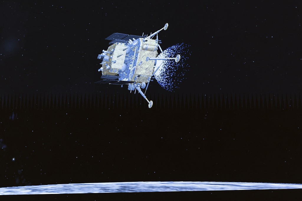 史上首次！嫦娥六号完成挖土採样任务！月球背面展开五星旗视频画面曝（视频/组图） - 8
