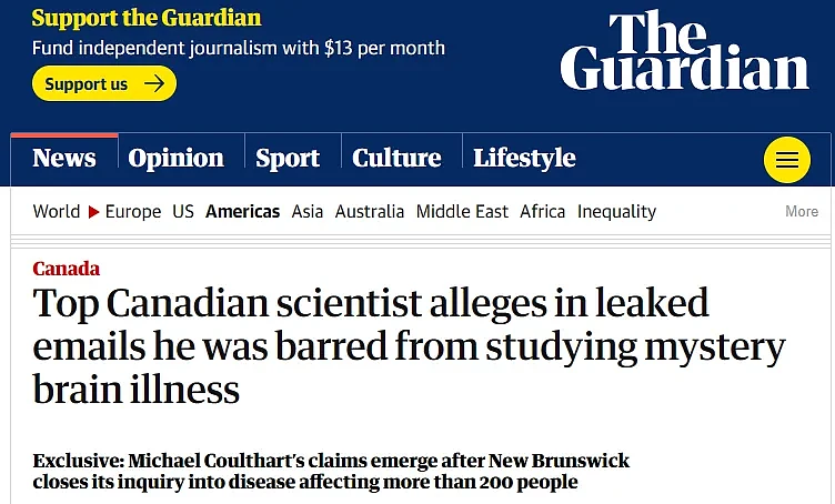 疑200人中招！神秘疾病侵袭加拿大，因“发展太快...”知名科学家爆禁止参与调查（组图） - 1