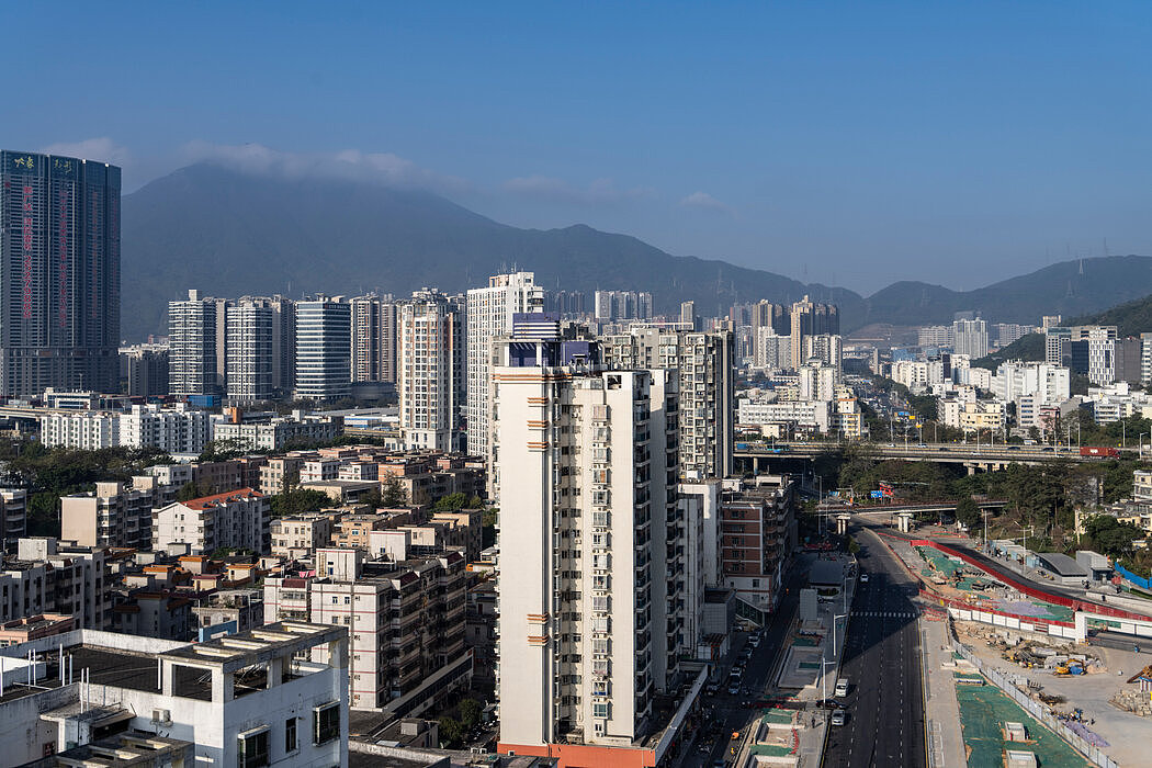 今年1月，深圳新建的公寓和住宅。
