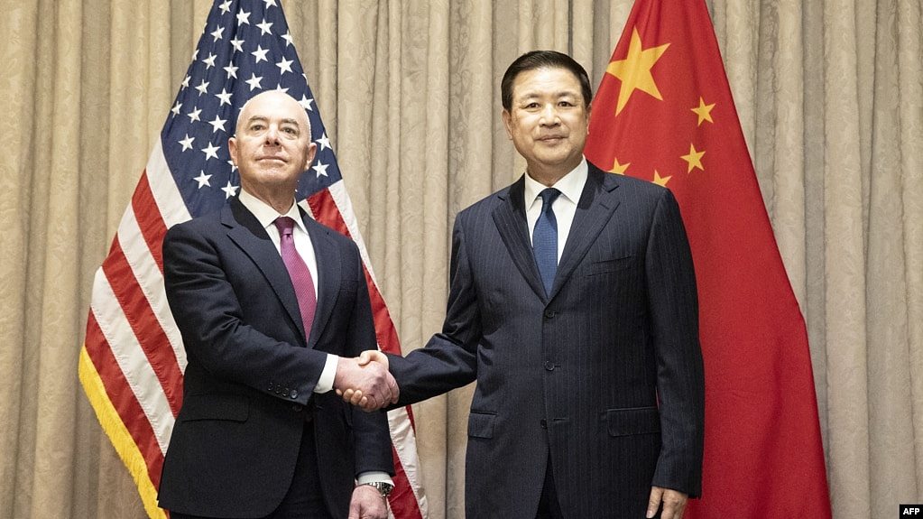 美国土安全部长和中国公安部长再度视频会晤，继续推进跨国缉毒合作（组图） - 1