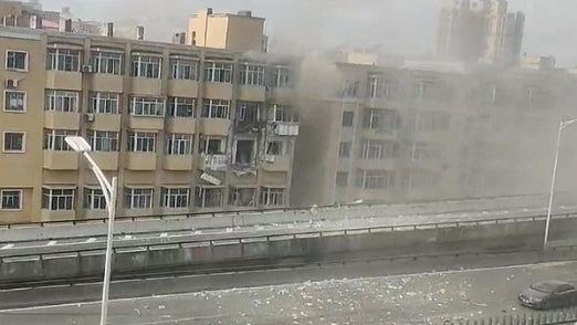 哈尔滨相隔两周又现煤气爆炸多人伤！汽车炸到变形整条街如战场画面曝（组图） - 10