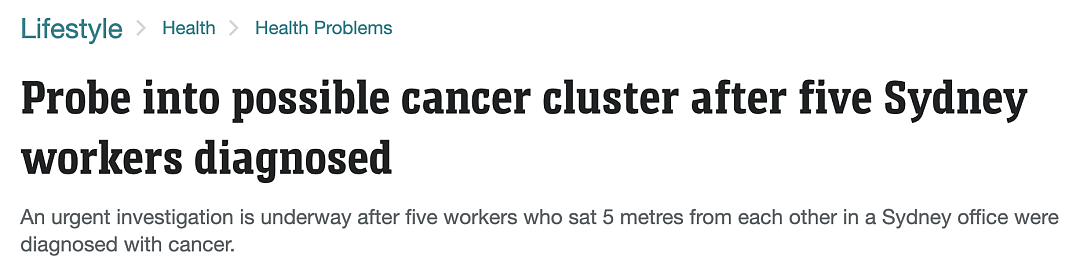 澳洲政府大楼同一楼层惊现“集体患癌”！5名工作人员相继确诊，患者均为女性，楼层紧急关闭（组图） - 11